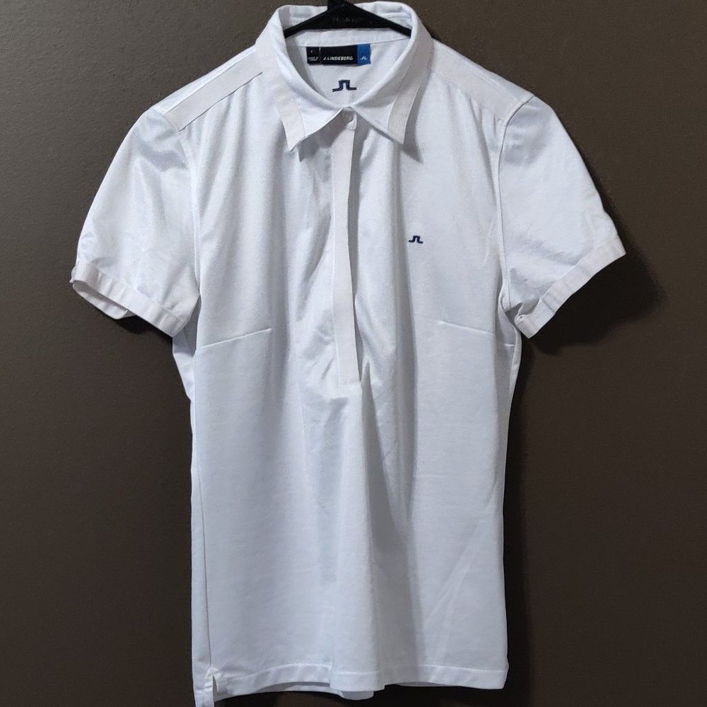 J. Lindeberg Women's Golf Polo SIZE LARGE fits like medium